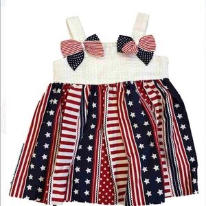 Bonnie Baby stars & stripe patriotic dress…